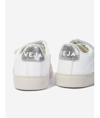 Veja Girls ChromeFree Leather Esplar Trainers in White ou a consommer sur place