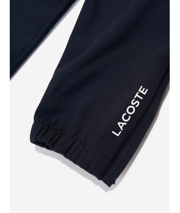 Lacoste Boys Logo Track Trousers in Navy la chaussure