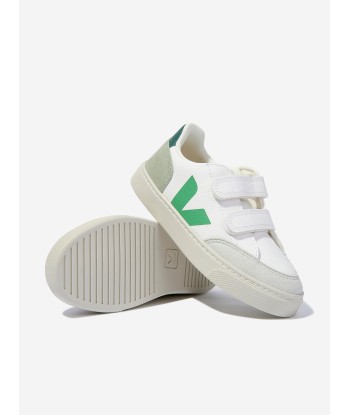 Veja Boys ChromeFree Leather V-12 Trainers in White vente chaude votre 