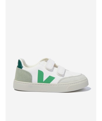 Veja Boys ChromeFree Leather V-12 Trainers in White vente chaude votre 