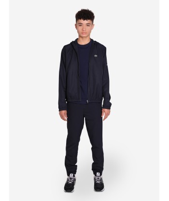 Lacoste Boys Zip Up Jacket in Black ouvre sa boutique