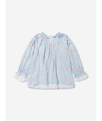 Amiki Children Girls Grace Pyjama Set in Blue vous aussi creer 