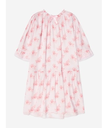 Amiki Children Girls Phoebe Nightdress in Pink votre