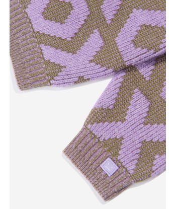 Acne Studios Kids Mini Kozu Jumper in Purple français