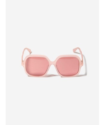 Chloé Girls Rectangular Sunglasses in Pink Venez acheter