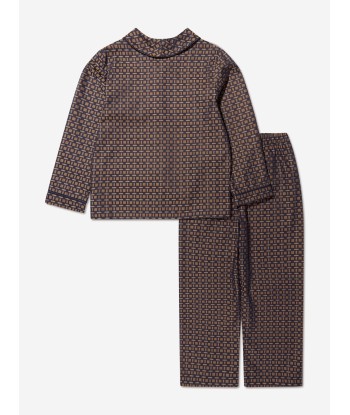 Amiki Children Boys Sam Pyjama Set in Navy À commander