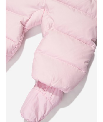 Ralph Lauren Baby Girls Padded Snowsuit in Pink paiement sécurisé