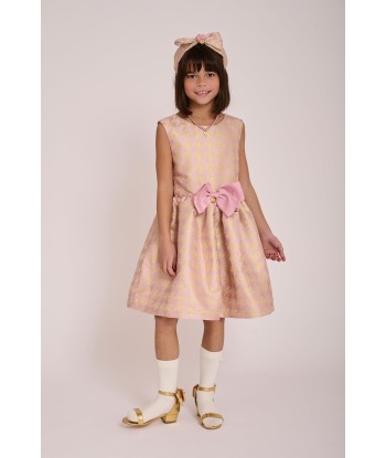 Angels Face Girls Cat Jacquard Dress in Pink pour bénéficier 