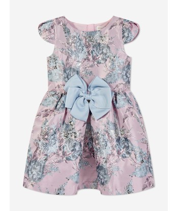 Angels Face Girls Desiree Flower Jacquard Dress in Pink chez Cornerstreet bien 