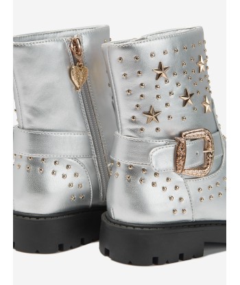 Angels Face Girls Debbie Boots in Silver outlet