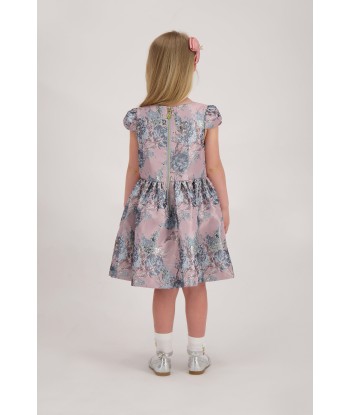 Angels Face Girls Desiree Flower Jacquard Dress in Pink chez Cornerstreet bien 