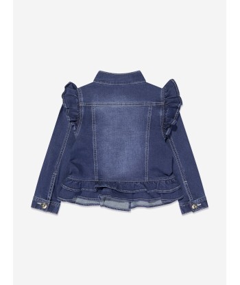 Angels Face Girls Indigo Denim Jacket in Blue les ligaments