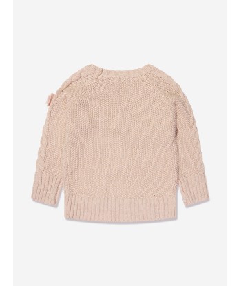 Angels Face Girls Macy Chunky Jumper in Pink livraison et retour toujours gratuits