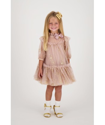 Angels Face Girls Myrtle Star Dress in Beige Comment ça marche