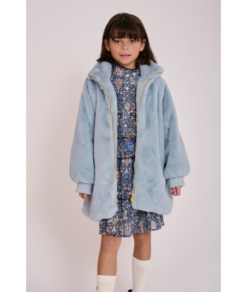 Angels Face Girls Oscars Smile Faux Fur Jacket in Blue prix pour 