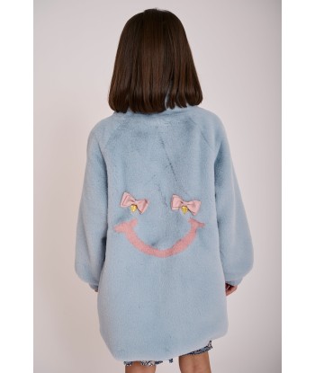 Angels Face Girls Oscars Smile Faux Fur Jacket in Blue prix pour 