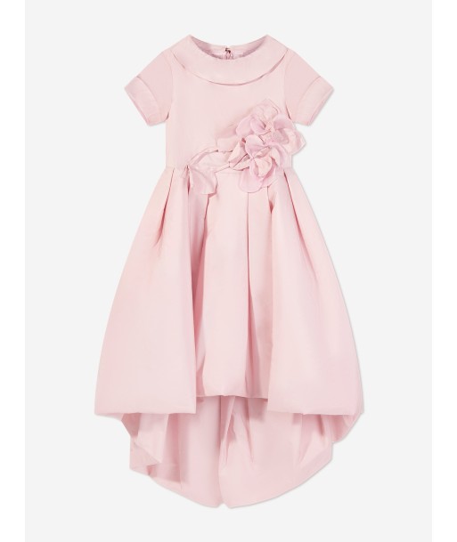 Marchesa Girls Asymmetric Taffeta Gown in Pink 2 - 3 jours ouvrés.