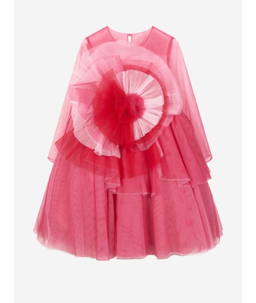 Marchesa Girls Volant Tulle Gown in Pink Le MVP de beaucoup