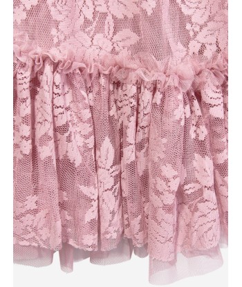 Angels Face Girls Vida Lace Dress in Pink Fin de série