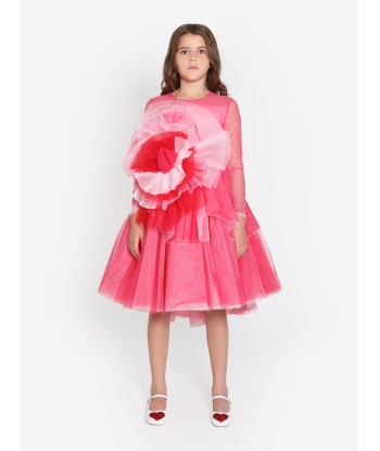 Marchesa Girls Volant Tulle Gown in Pink Le MVP de beaucoup