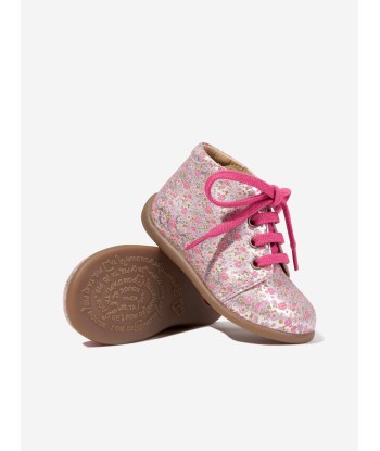 Pom D'Api Girls Liberty Stand Up Boots in Pink chez Cornerstreet bien 