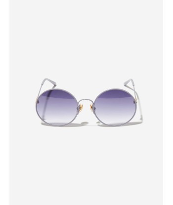 Chloé Girls Oval Sunglasses in Purple basket pas cher