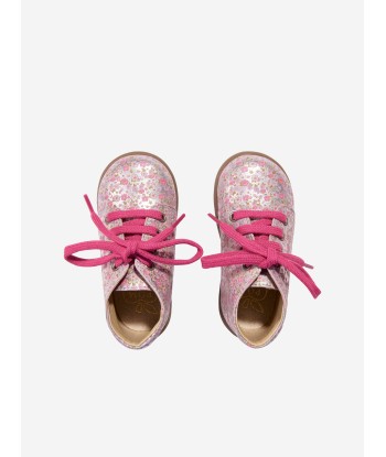 Pom D'Api Girls Liberty Stand Up Boots in Pink chez Cornerstreet bien 