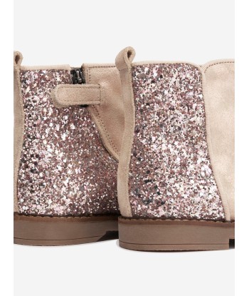 Pom D'Api Girls Trip Back Glitter Boots in Beige prix pour 