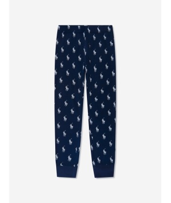 Ralph Lauren Boys Logo Pyjama Set in Navy Comparez plus de prix