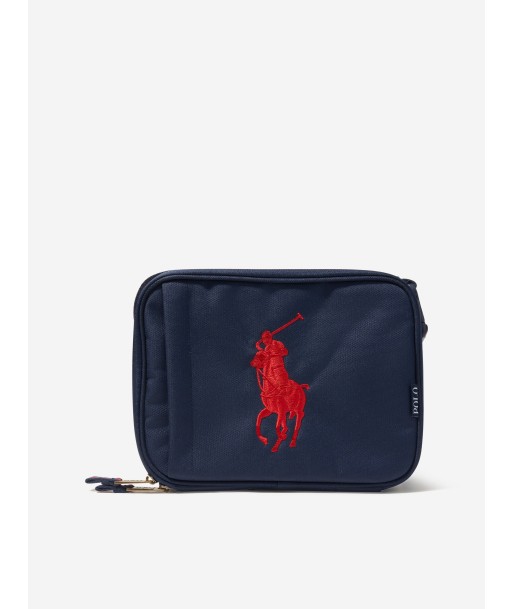 Ralph Lauren Kids Logo Lunch Bag in Navy Venez découvrir notre 