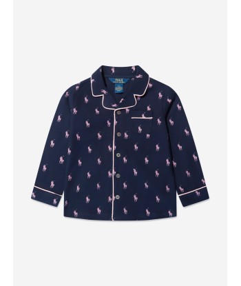 Ralph Lauren Girls Pyjama Set in Navy votre