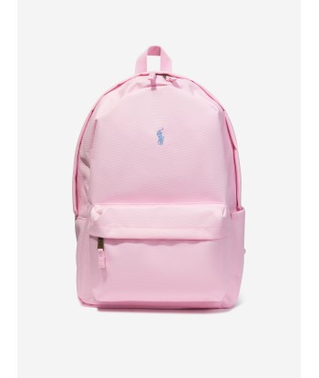 Ralph Lauren Girls Logo Backpack in Pink de France