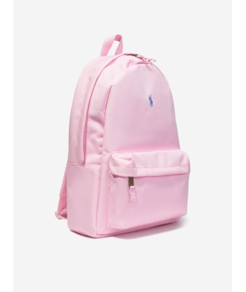 Ralph Lauren Girls Logo Backpack in Pink de France