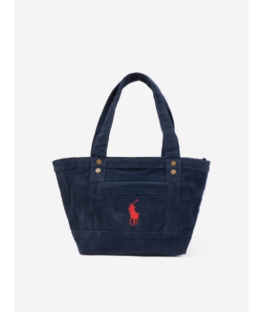 Ralph Lauren Kids Corduroy Mini Tote Bag in Navy Les magasins à Paris et en Île-de-France