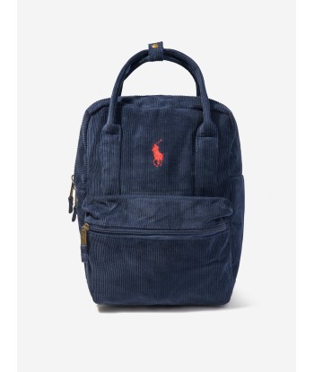 Ralph Lauren Kids Corduroy Backpack in Navy Vous souhaitez 