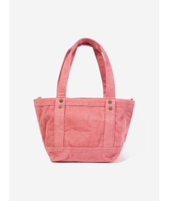 Ralph Lauren Girls Corduroy Mini Tote Bag in Pink en linge