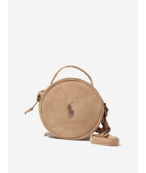 Ralph Lauren Kids Corduroy Round Crossbody Bag in Beige 50-70% off 