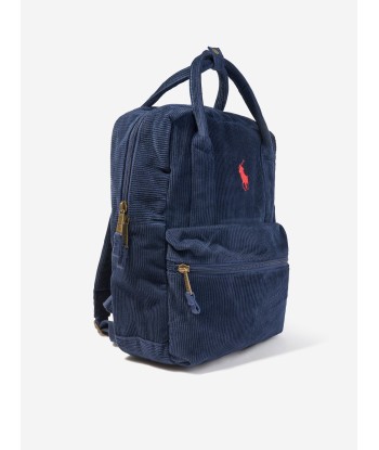 Ralph Lauren Kids Corduroy Backpack in Navy Vous souhaitez 