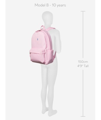 Ralph Lauren Girls Logo Backpack in Pink de France