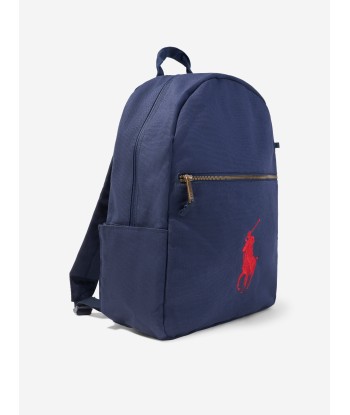 Ralph Lauren Kids Canvas School Backpack in Navy Toutes les collections ici