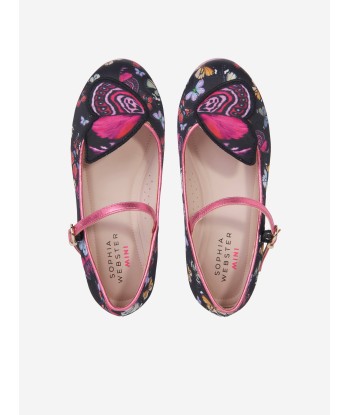 Sophia Webster Girls Butterfly Embroidery Shoes in Multicolour s'inspire de l'anatomie humaine