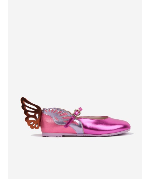 Sophia Webster Girls Leather Heavenly Shoes in Pink store