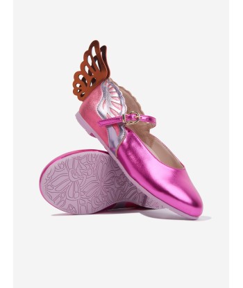 Sophia Webster Girls Leather Heavenly Shoes in Pink store