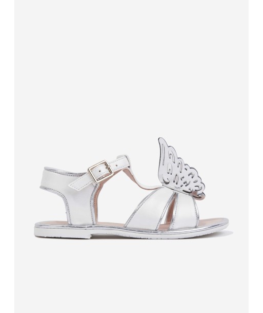 Sophia Webster Girls Leather Celeste Sandals in Ivory en ligne