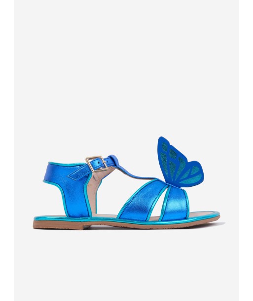 Sophia Webster Girls Leather Celeste Sandals in Blue le concept de la Pate a emporter 