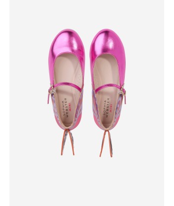 Sophia Webster Girls Leather Heavenly Shoes in Pink store