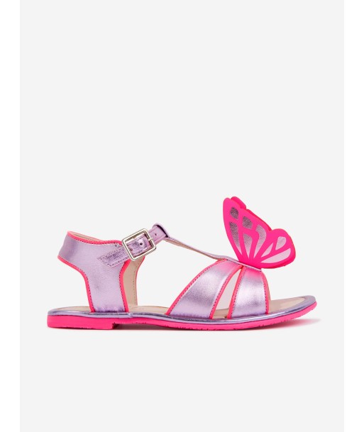 Sophia Webster Girls Leather Celeste Sandals in Pink france