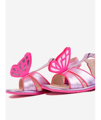 Sophia Webster Girls Leather Celeste Sandals in Pink france