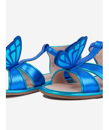 Sophia Webster Girls Leather Celeste Sandals in Blue le concept de la Pate a emporter 