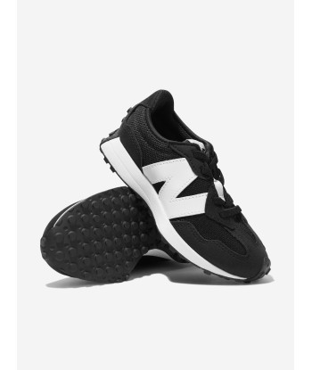 New Balance Kids 327 Trainers in Black brillant des détails fins